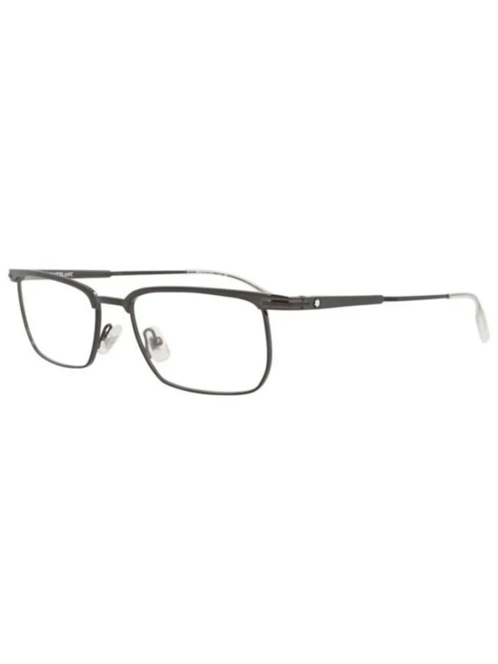 New Montblanc Mens Square/Rectangle Ruthenium Ruthenium Transparent Fashion Desi